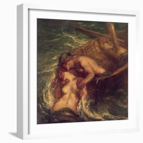 The Fisherman and the Mermaid, 1901-03-Charles Haslewood Shannon-Framed Giclee Print