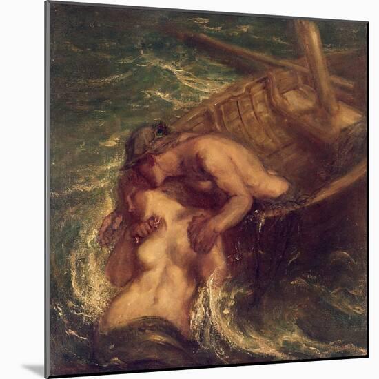 The Fisherman and the Mermaid, 1901-03-Charles Haslewood Shannon-Mounted Giclee Print