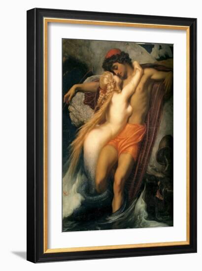 The Fisherman and the Siren-Frederick Leighton-Framed Art Print