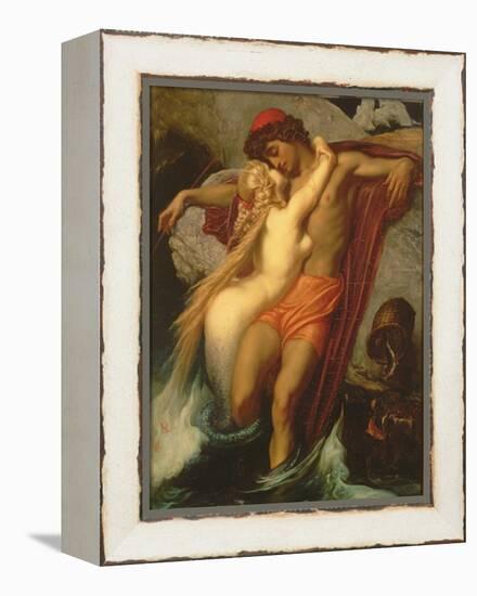 The Fisherman and the Syren: from a Ballad by Goethe, 1857-Frederick Leighton-Framed Premier Image Canvas