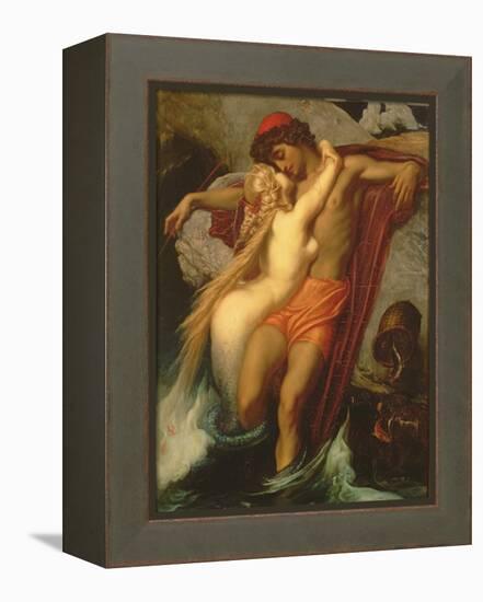 The Fisherman and the Syren: from a Ballad by Goethe, 1857-Frederick Leighton-Framed Premier Image Canvas