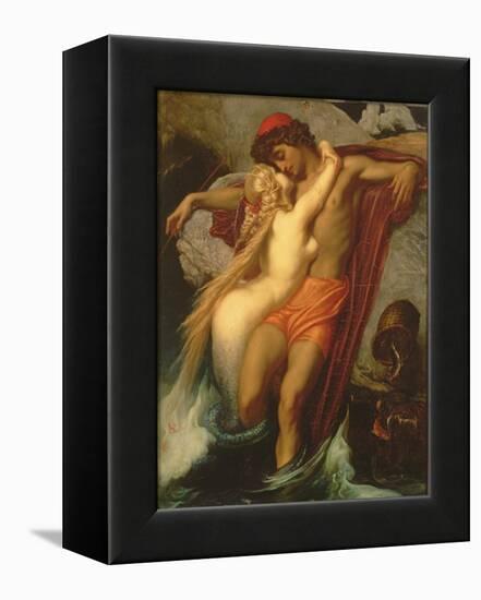 The Fisherman and the Syren: from a Ballad by Goethe, 1857-Frederick Leighton-Framed Premier Image Canvas