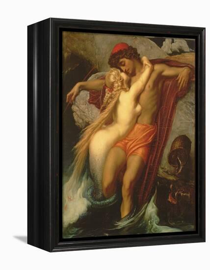 The Fisherman and the Syren: from a Ballad by Goethe, 1857-Frederick Leighton-Framed Premier Image Canvas