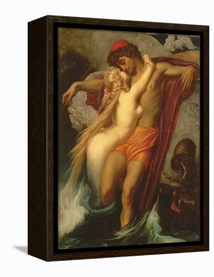 The Fisherman and the Syren: from a Ballad by Goethe, 1857-Frederick Leighton-Framed Premier Image Canvas