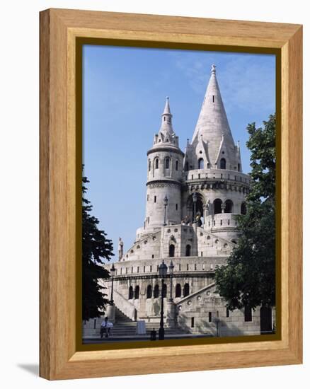 The Fisherman's Bastion in the Castle Area of Old Buda, Budapest, Hungary-R H Productions-Framed Premier Image Canvas