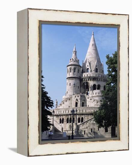 The Fisherman's Bastion in the Castle Area of Old Buda, Budapest, Hungary-R H Productions-Framed Premier Image Canvas