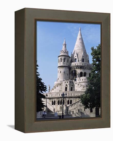 The Fisherman's Bastion in the Castle Area of Old Buda, Budapest, Hungary-R H Productions-Framed Premier Image Canvas