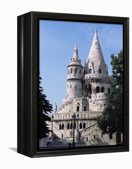 The Fisherman's Bastion in the Castle Area of Old Buda, Budapest, Hungary-R H Productions-Framed Premier Image Canvas