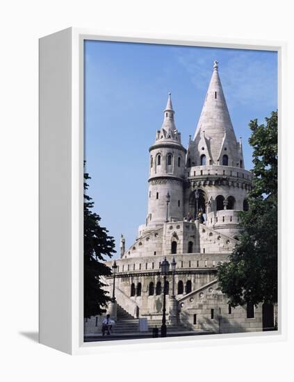 The Fisherman's Bastion in the Castle Area of Old Buda, Budapest, Hungary-R H Productions-Framed Premier Image Canvas