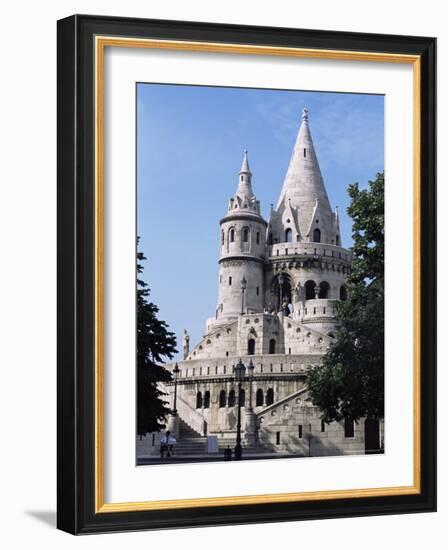 The Fisherman's Bastion in the Castle Area of Old Buda, Budapest, Hungary-R H Productions-Framed Photographic Print