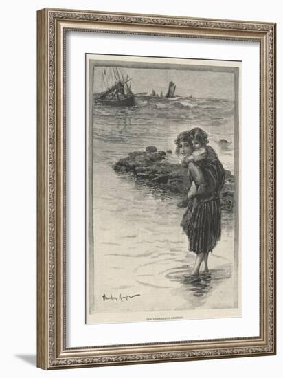 The Fisherman's Greeting-Davidson Knowles-Framed Giclee Print