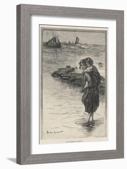 The Fisherman's Greeting-Davidson Knowles-Framed Giclee Print