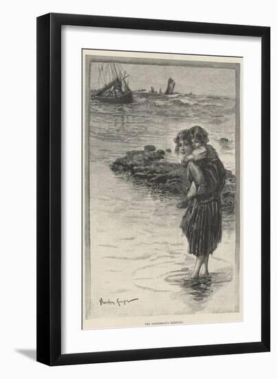 The Fisherman's Greeting-Davidson Knowles-Framed Giclee Print