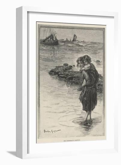 The Fisherman's Greeting-Davidson Knowles-Framed Giclee Print