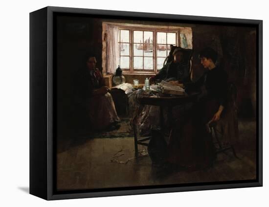 The Fisherman's Home-Frank Bramley-Framed Premier Image Canvas