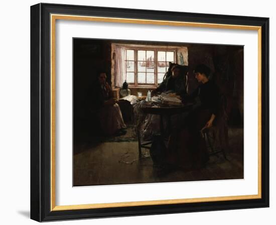 The Fisherman's Home-Frank Bramley-Framed Giclee Print