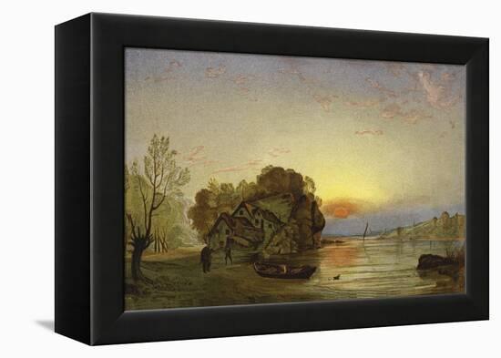 The Fisherman's Home-Francis Danby-Framed Premier Image Canvas