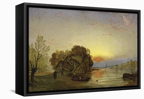 The Fisherman's Home-Francis Danby-Framed Premier Image Canvas