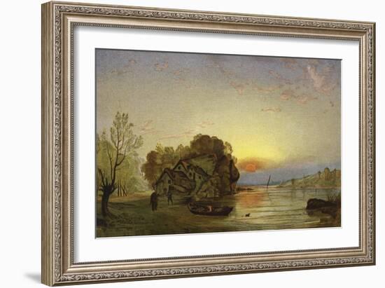 The Fisherman's Home-Francis Danby-Framed Giclee Print