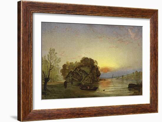 The Fisherman's Home-Francis Danby-Framed Giclee Print