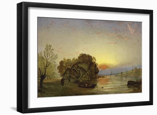 The Fisherman's Home-Francis Danby-Framed Giclee Print