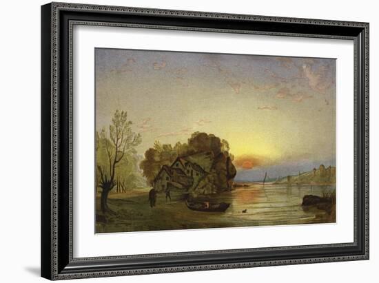 The Fisherman's Home-Francis Danby-Framed Giclee Print