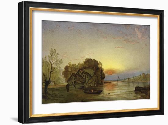 The Fisherman's Home-Francis Danby-Framed Giclee Print