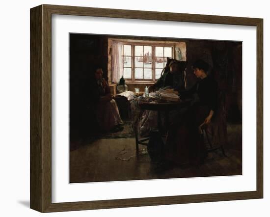 The Fisherman's Home-Frank Bramley-Framed Giclee Print