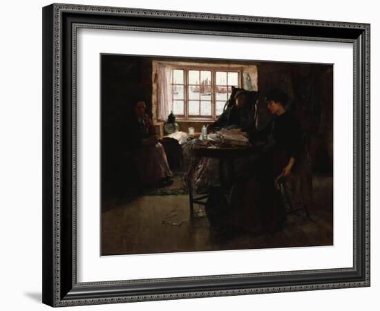 The Fisherman's Home-Frank Bramley-Framed Giclee Print