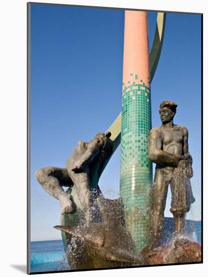 The Fisherman's Monument at the Playa Los Pinos, Mazatlan, Mexico-Charles Sleicher-Mounted Photographic Print