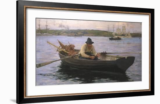 The Fisherman-Henry Scott Tuke-Framed Premium Giclee Print