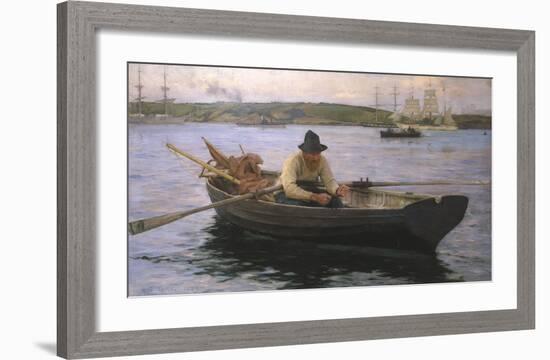 The Fisherman-Henry Scott Tuke-Framed Premium Giclee Print