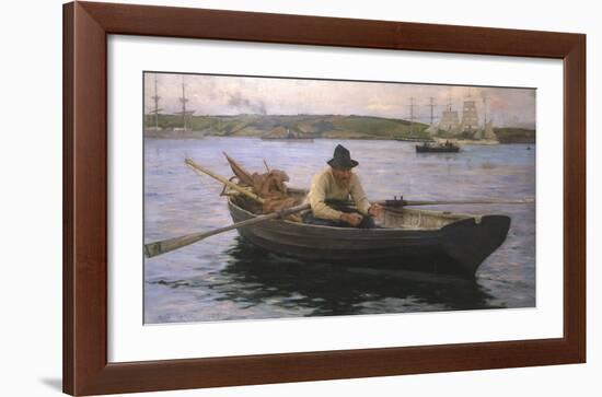 The Fisherman-Henry Scott Tuke-Framed Premium Giclee Print