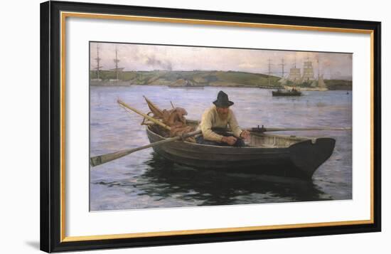The Fisherman-Henry Scott Tuke-Framed Premium Giclee Print