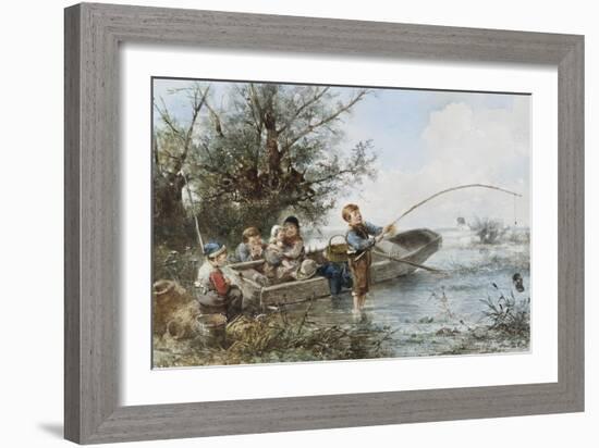 The Fishing Expedition-Johann Mari Henri Ten Kate-Framed Giclee Print