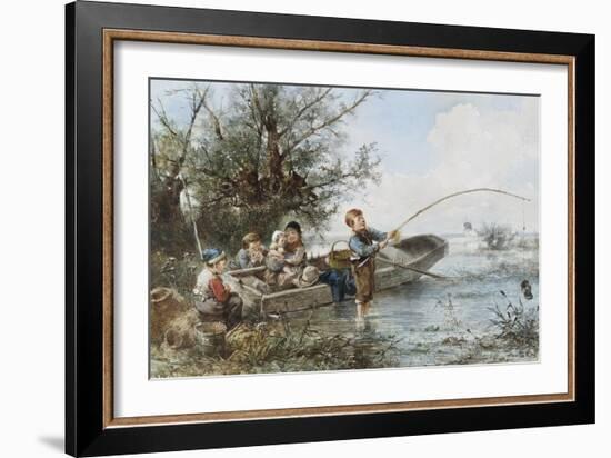 The Fishing Expedition-Johann Mari Henri Ten Kate-Framed Giclee Print