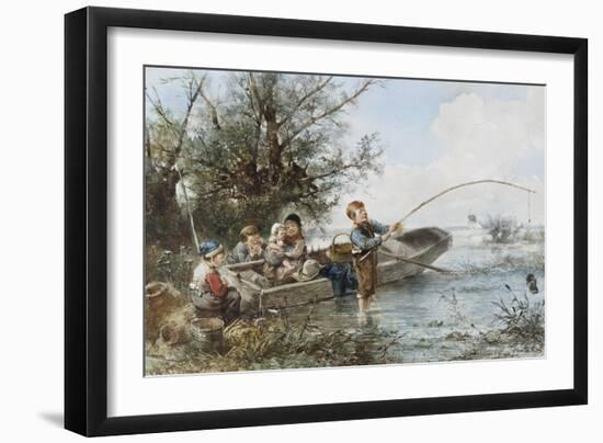 The Fishing Expedition-Johann Mari Henri Ten Kate-Framed Giclee Print