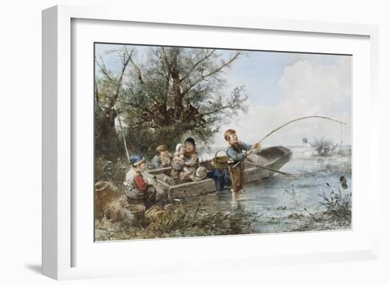 The Fishing Expedition-Johann Mari Henri Ten Kate-Framed Giclee Print