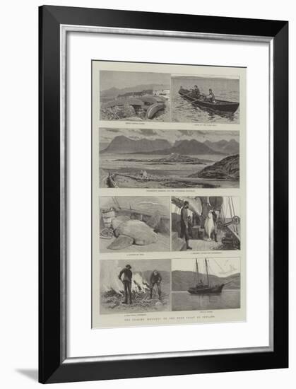 The Fishing Industry on the West Coast of Ireland-Joseph Nash-Framed Giclee Print