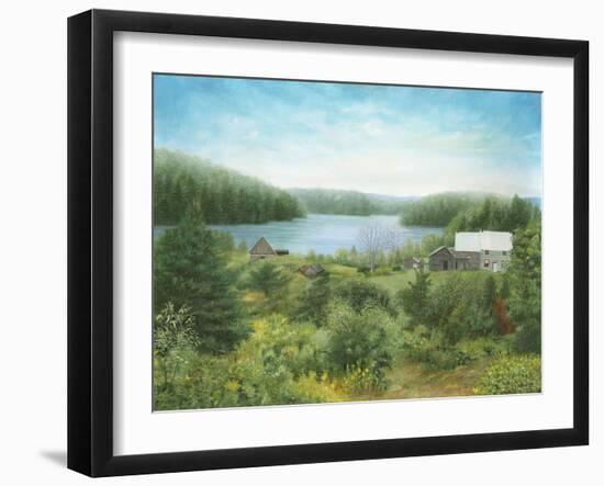 The Fishing Lodge in Québec-Kevin Dodds-Framed Giclee Print