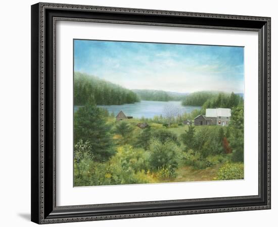 The Fishing Lodge in Québec-Kevin Dodds-Framed Giclee Print