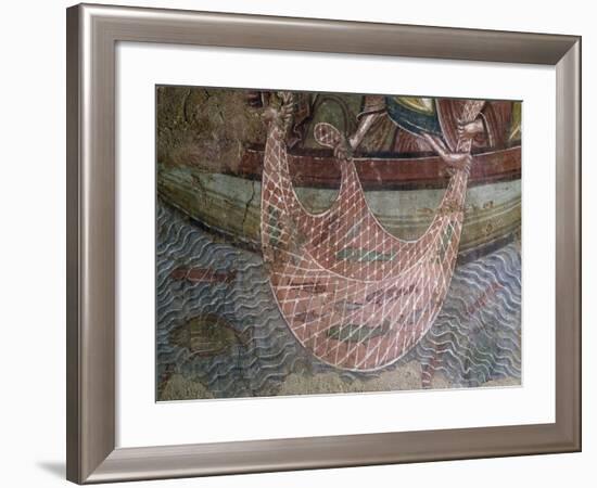 The Fishing-Net, Detail from Christ in Tiberias in Holy Trinity Abbey, Vendome, France-null-Framed Giclee Print