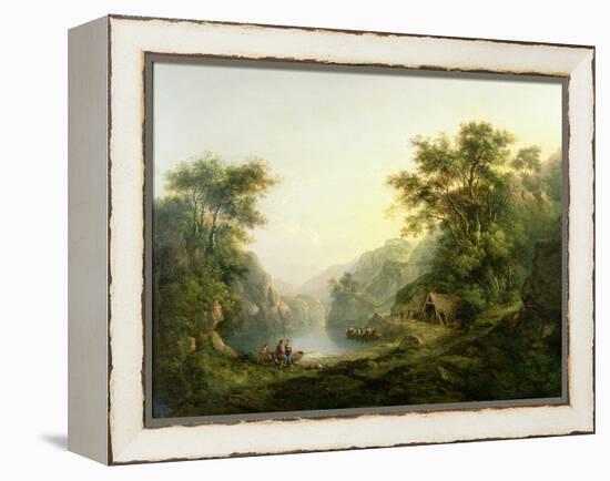 The Fishing Party, Loch Katrine, Scotland-Alexander Nasmyth-Framed Premier Image Canvas