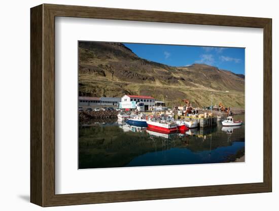 The Fishing Port of Nordurfjordur, Arneshreppur, West Fjords, Iceland, Polar Regions-Ethel Davies-Framed Photographic Print