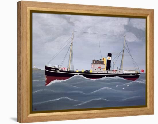 The Fishing Trawler-Vincent Haddelsey-Framed Premier Image Canvas