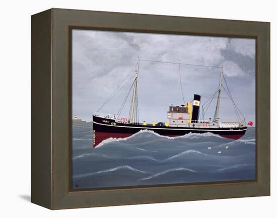 The Fishing Trawler-Vincent Haddelsey-Framed Premier Image Canvas