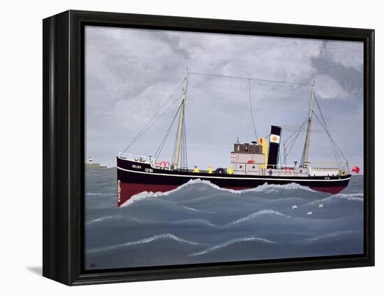 The Fishing Trawler-Vincent Haddelsey-Framed Premier Image Canvas