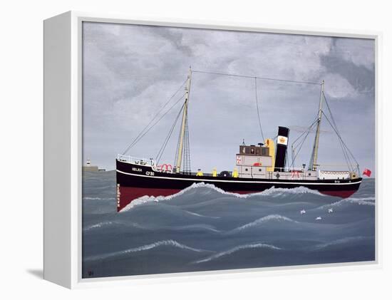 The Fishing Trawler-Vincent Haddelsey-Framed Premier Image Canvas