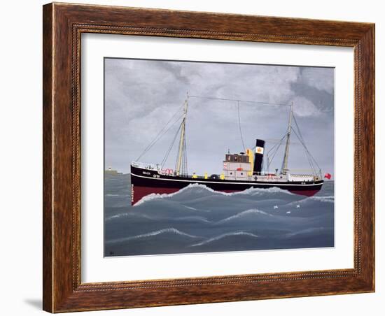 The Fishing Trawler-Vincent Haddelsey-Framed Giclee Print