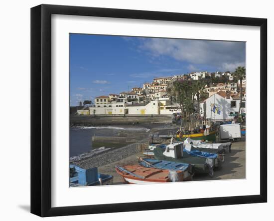 The Fishing Village of Camara De Lobos, a Favourite of Sir Winston Churchill, Madeira, Portugal, At-James Emmerson-Framed Photographic Print